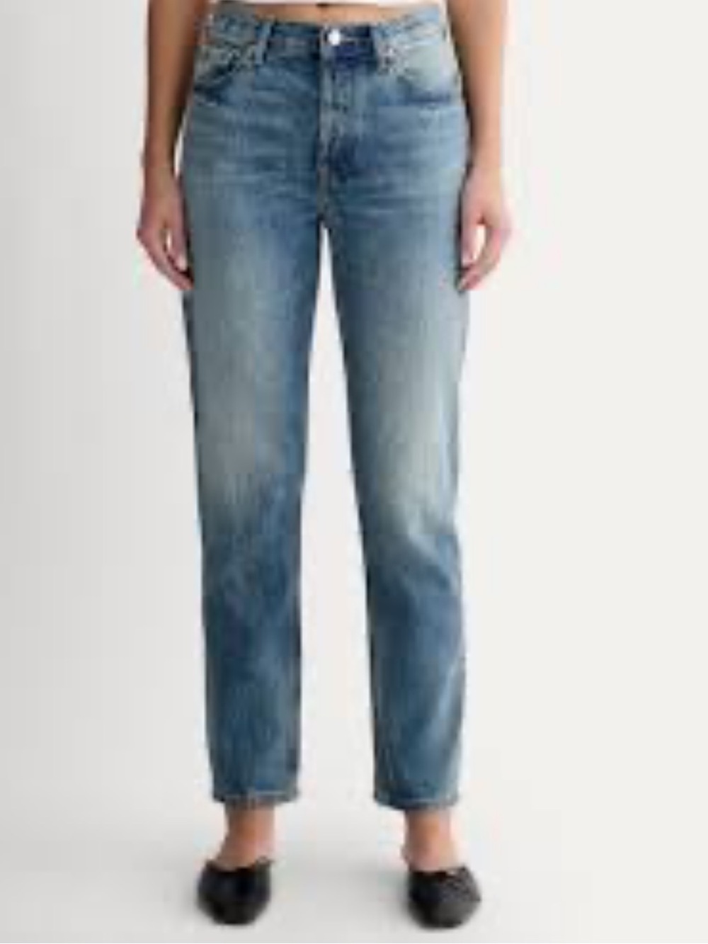 EVERLANE Light Blue Wash Ankle Jeans Size 28 Women’s Sustainable Stretch Denim